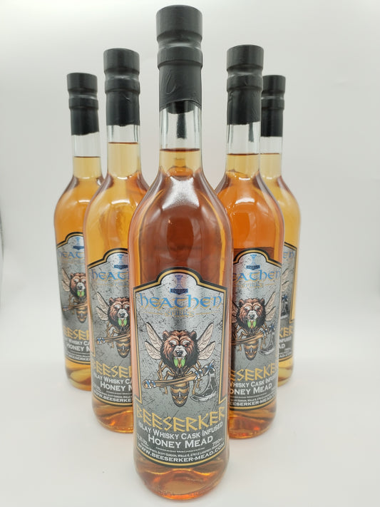 6er Pack Beeserker - Islay Cask Honeymead 13,3% Vol., 750ml